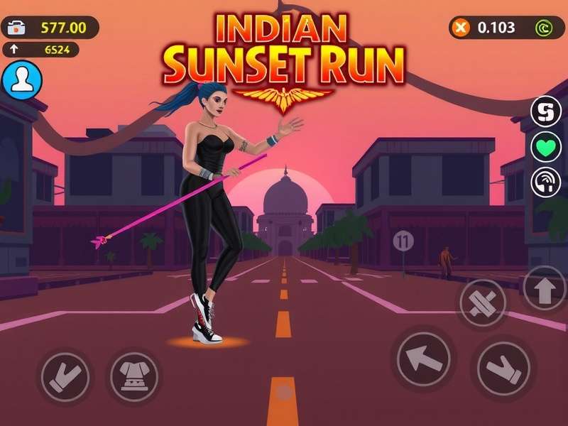 Indian Sunset Run Gameplay